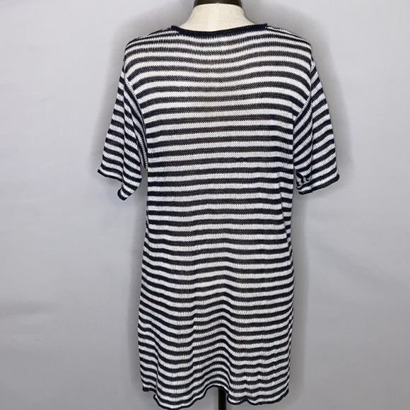 Eileen Fisher 100% Organic Linen Loose Knit Tunic Top/Cover Up - Size XS - Picture 4 of 6